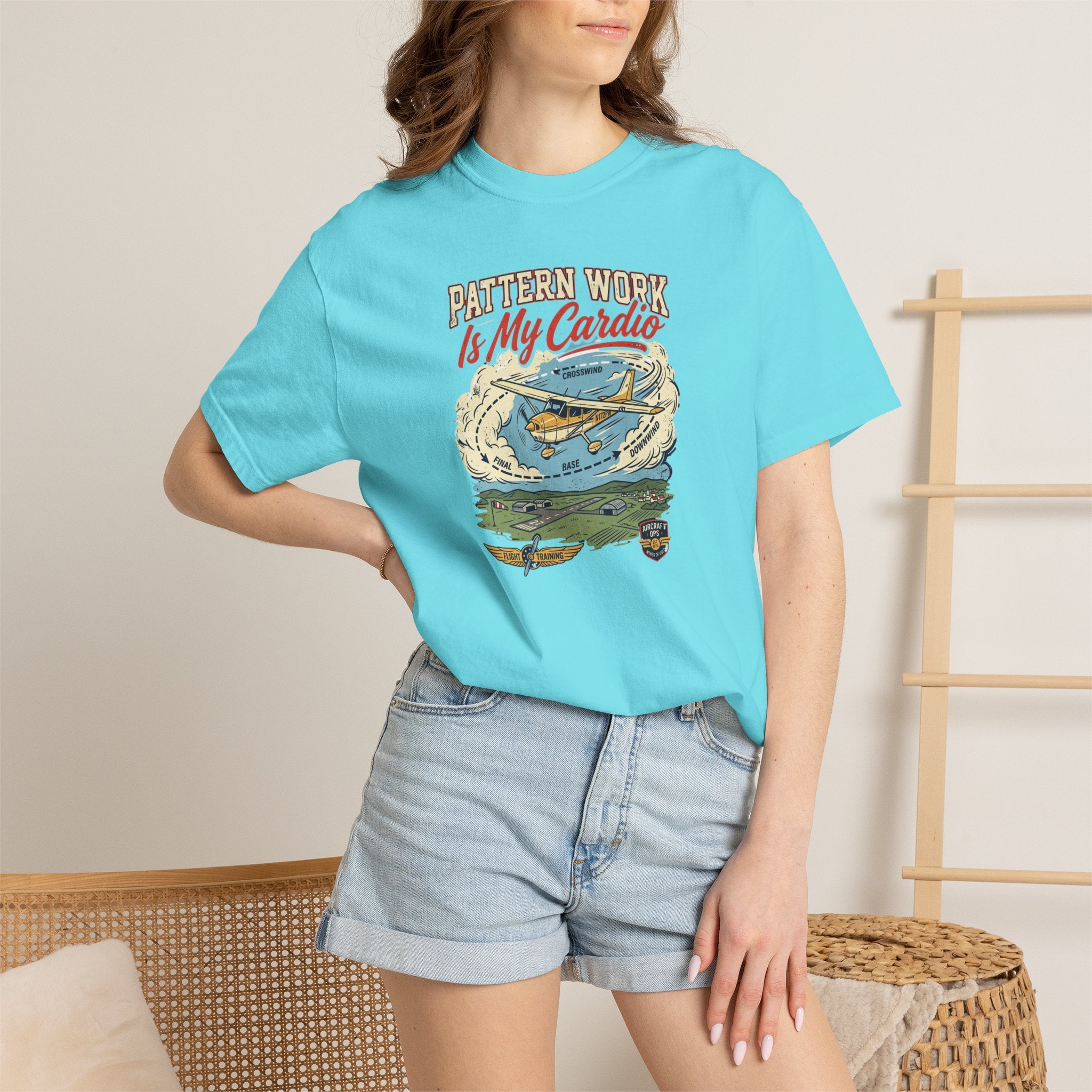 Pattern Work Is My Cardio Aviation Tee