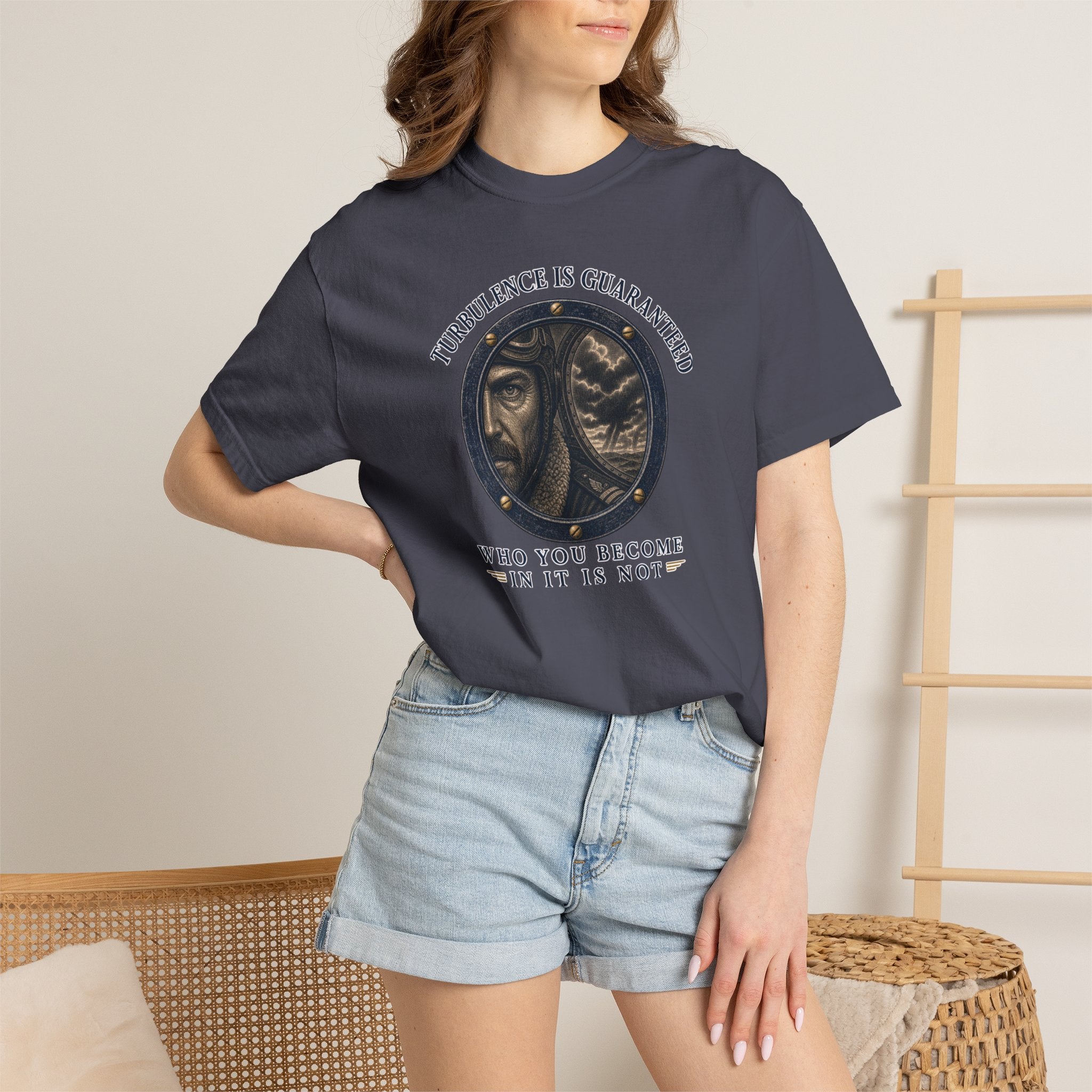 Turbulence Is Guaranteed T-Shirt — Inspirational Aviation Tee