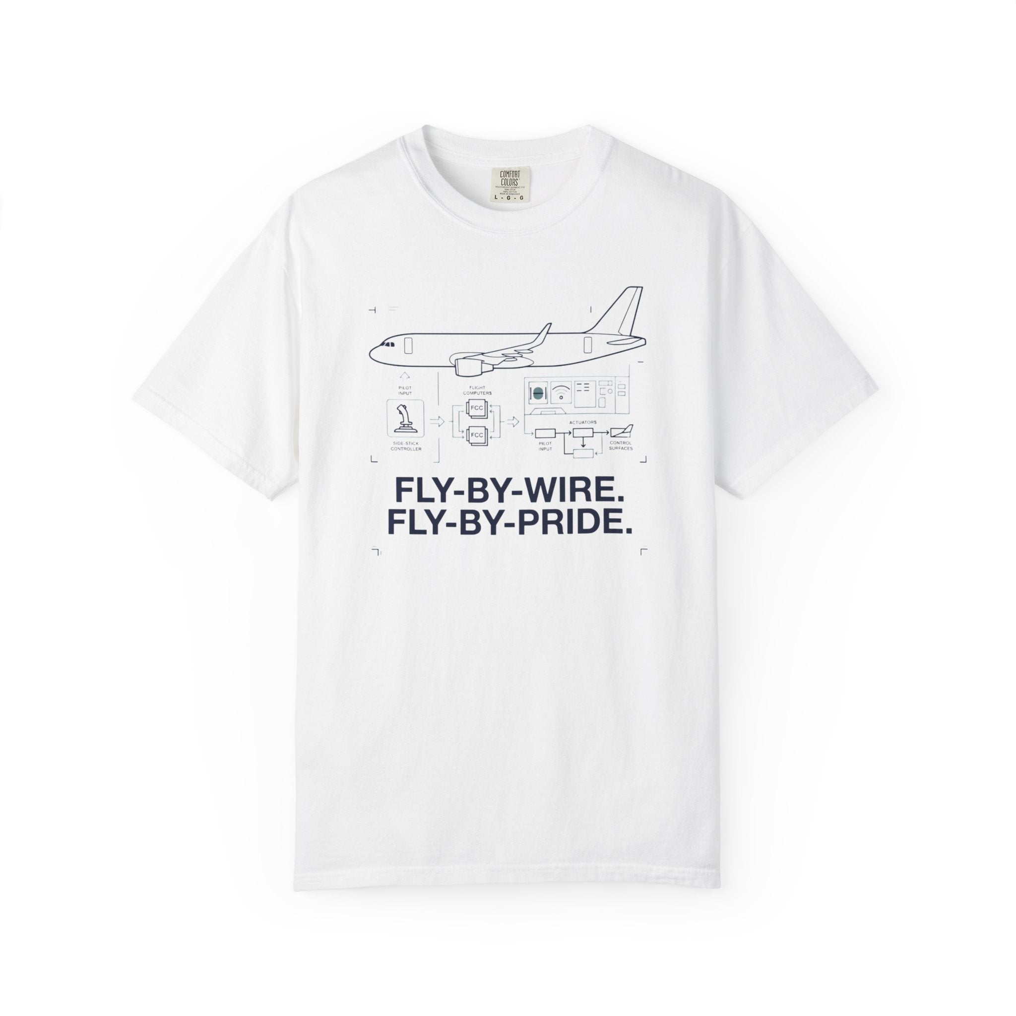Fly-by-Pride Pun Aviation T-Shirt