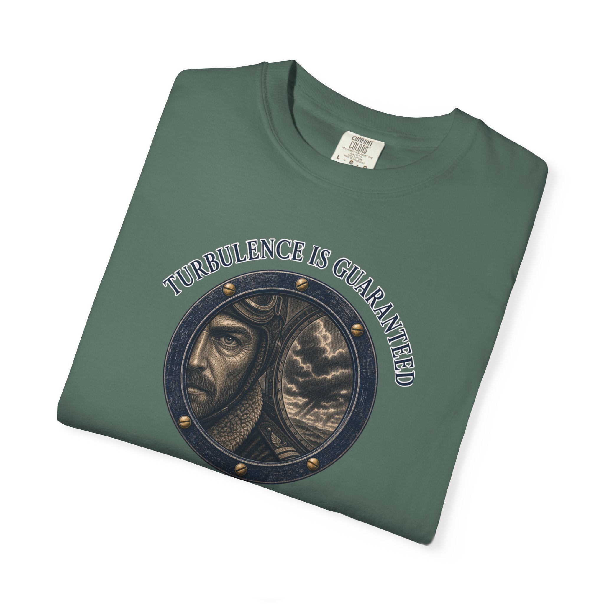 Turbulence Is Guaranteed T-Shirt — Inspirational Aviation Tee