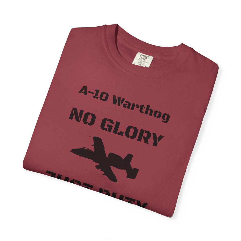 A-10 Warthog Tribute T-shirt — Military Pilot Nicknames Tee