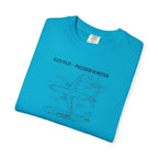 Airbus A320 Schematic T-Shirt — 'Precision in Motion' Aviation Tee