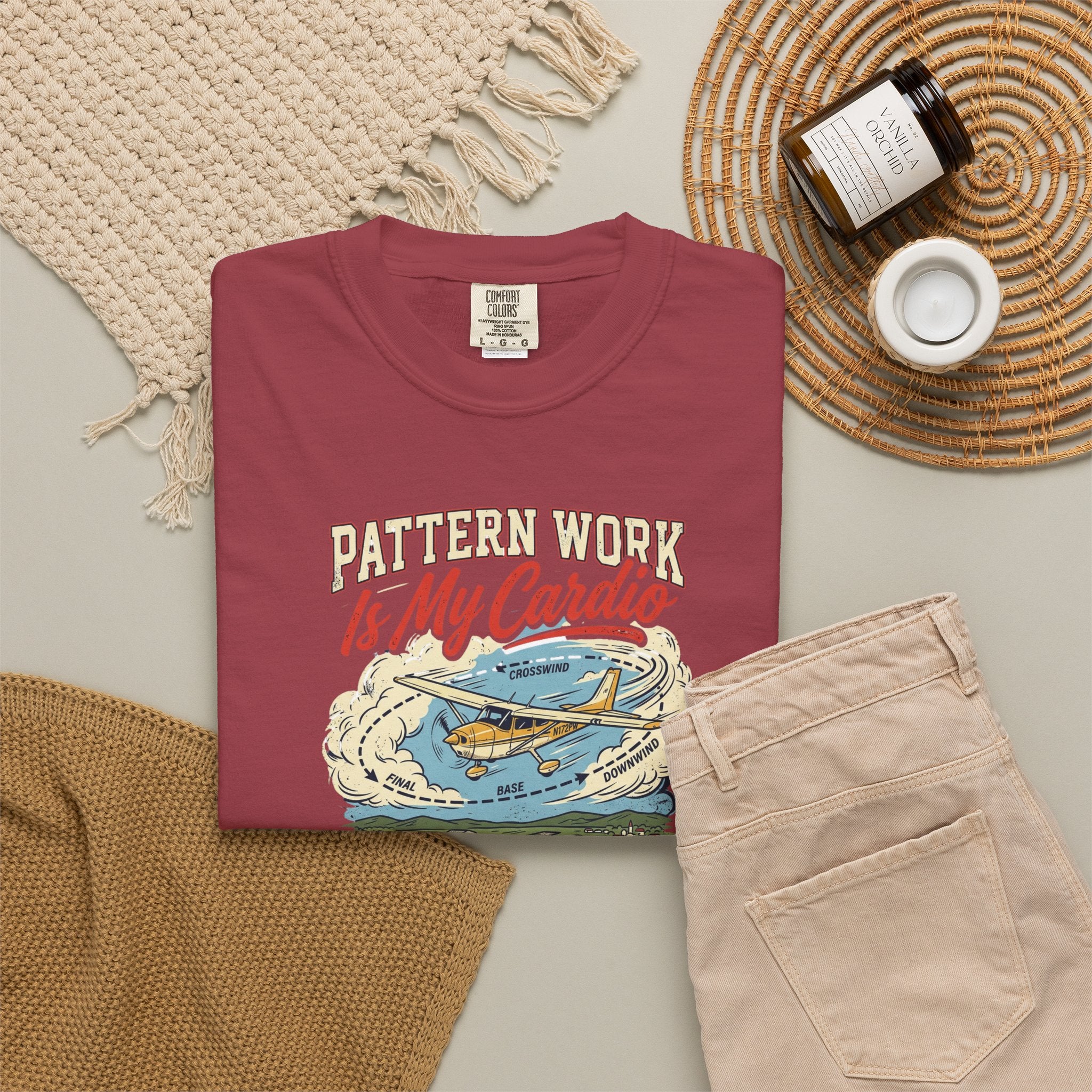 Pattern Work Is My Cardio Aviation Tee