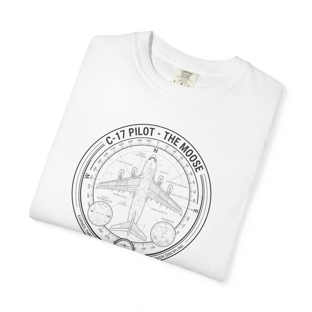 C-17 Pilot Vintage Aviation Tee - The Moose Aircraft T-Shirt