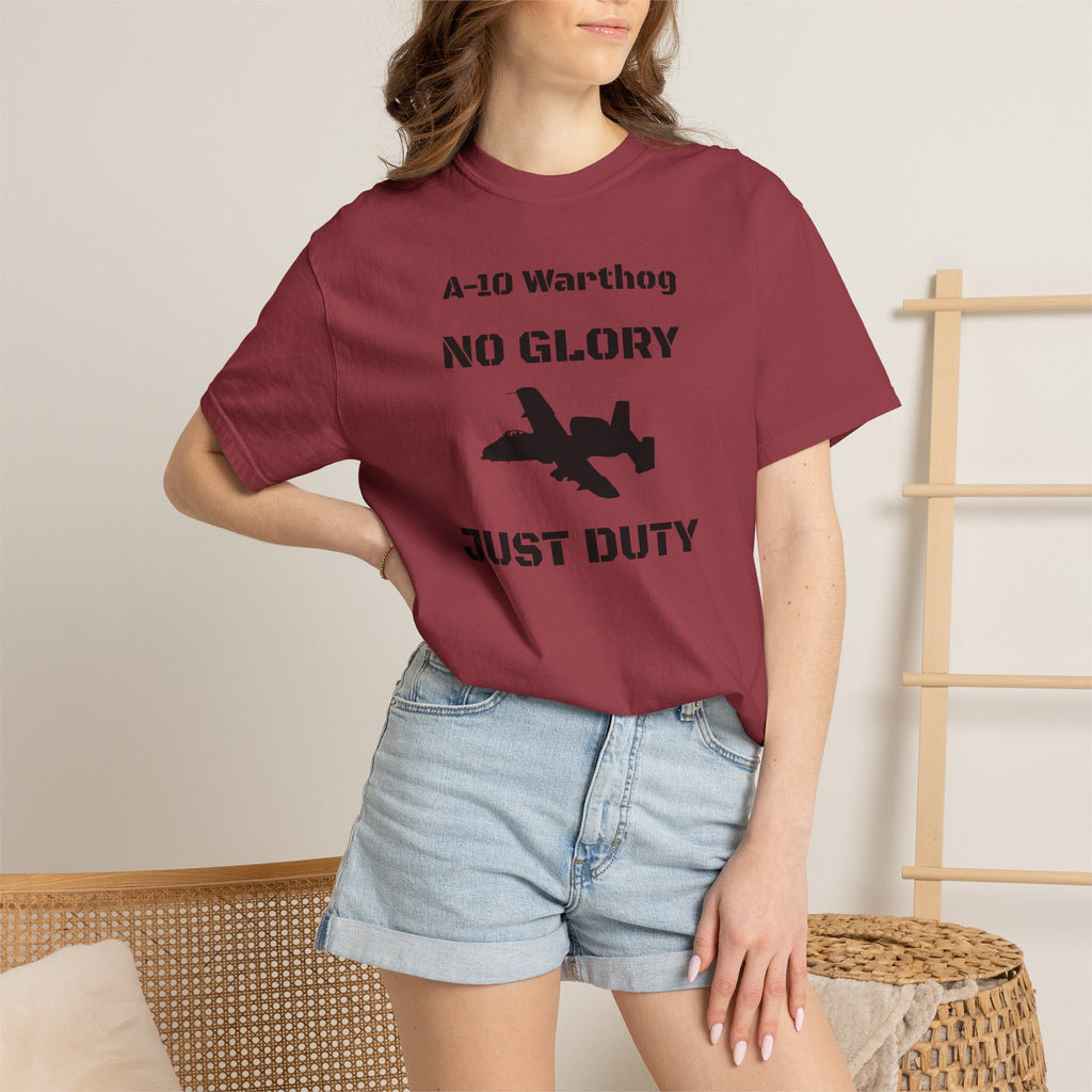 A-10 Warthog Tribute T-shirt — Military Pilot Nicknames Tee