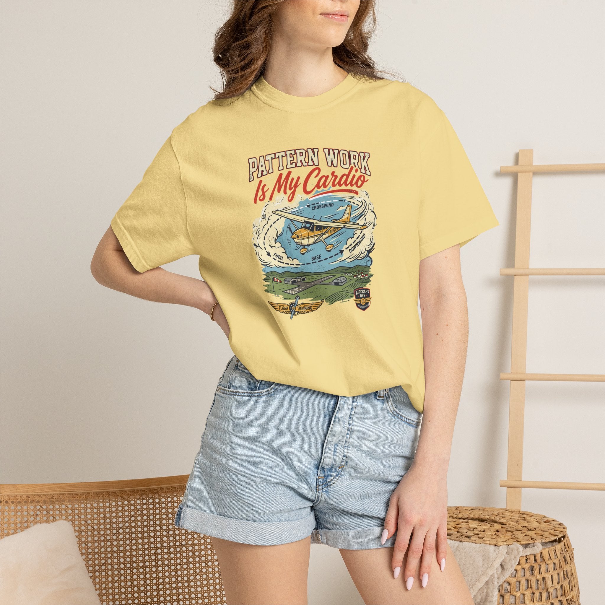 Pattern Work Is My Cardio Aviation Tee