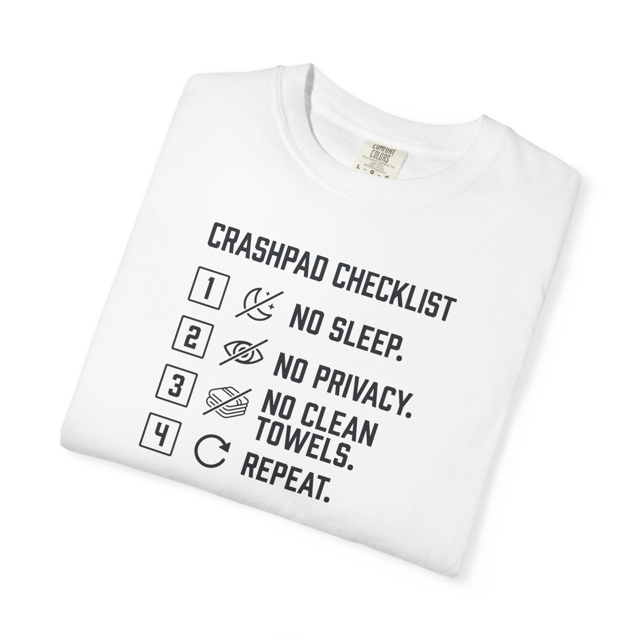 Crashpad Life Funny Airline Pilot T-Shirt