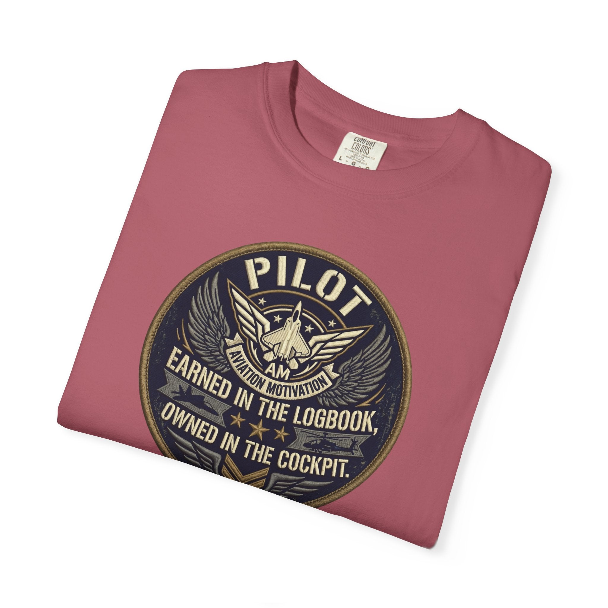 Military Pilot Tee — "Earned in the Logbook. Owned in the Cockpit."