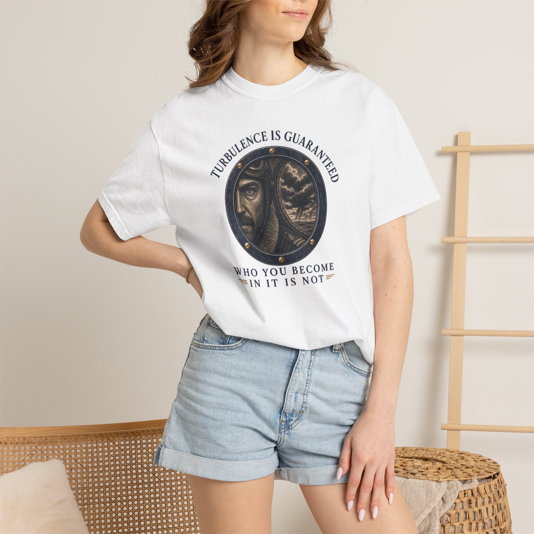 Turbulence Is Guaranteed T-Shirt — Inspirational Aviation Tee