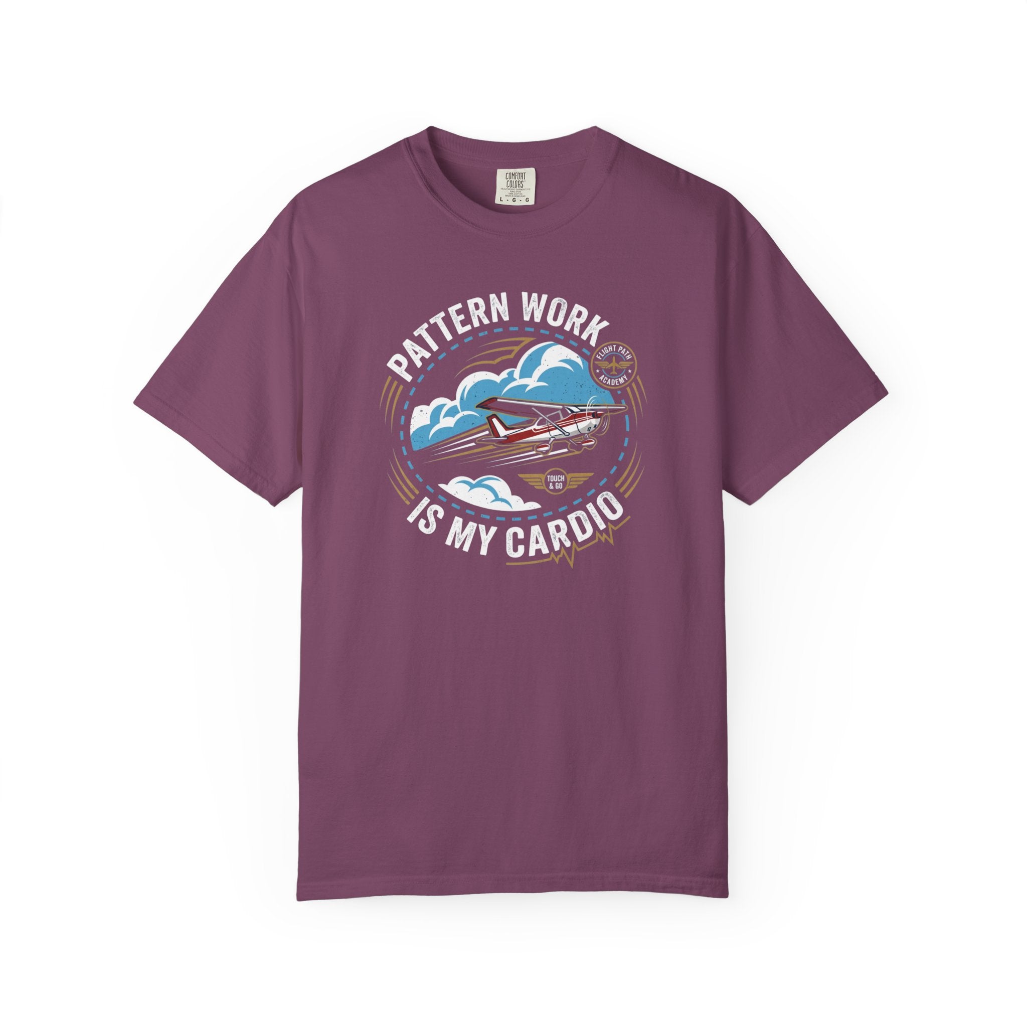 Pattern Work Is My Cardio Student Pilot T-shirt