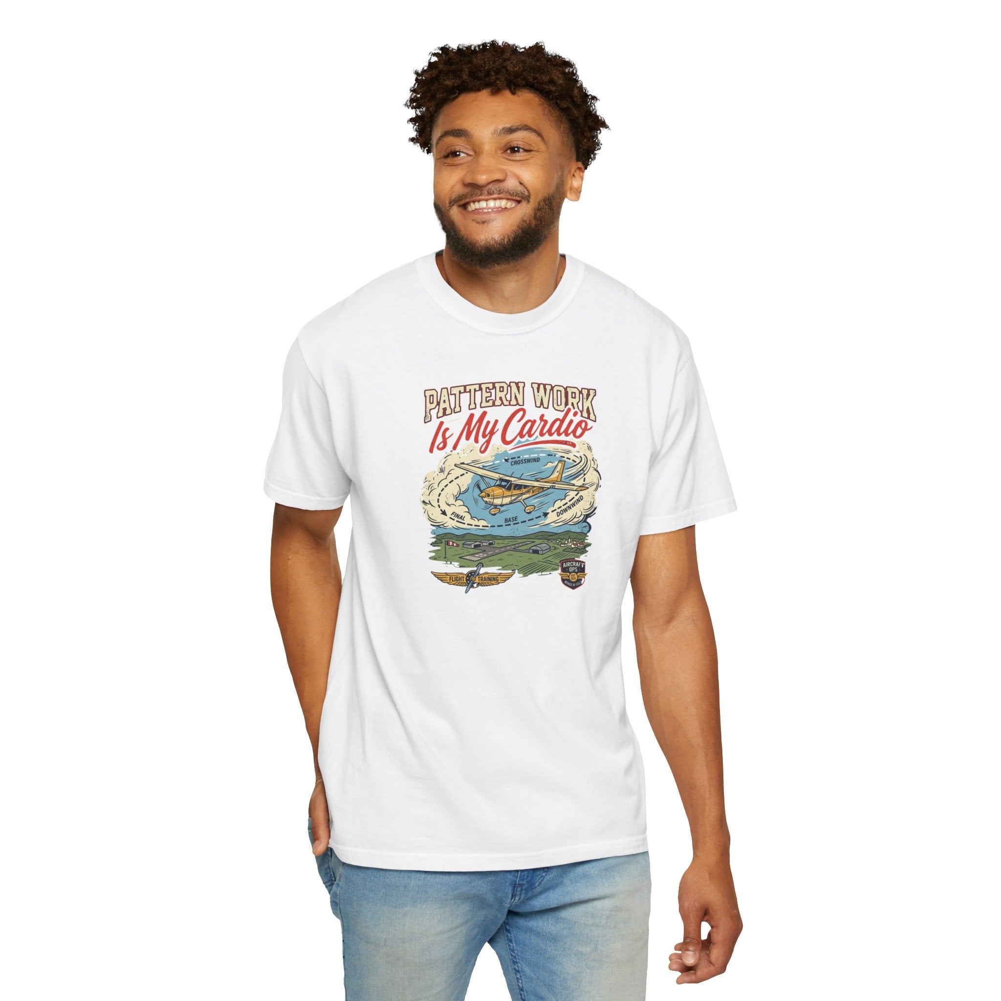 Pattern Work Is My Cardio Aviation Tee
