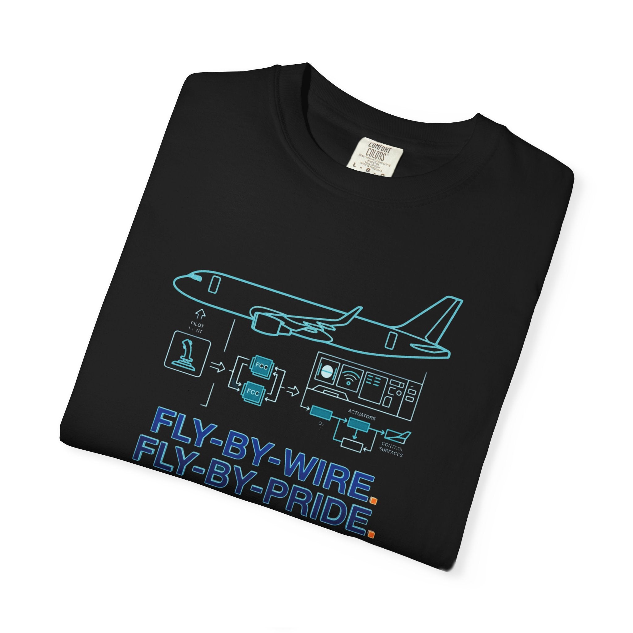 Fly-by-Pride Pun Aviation T-Shirt