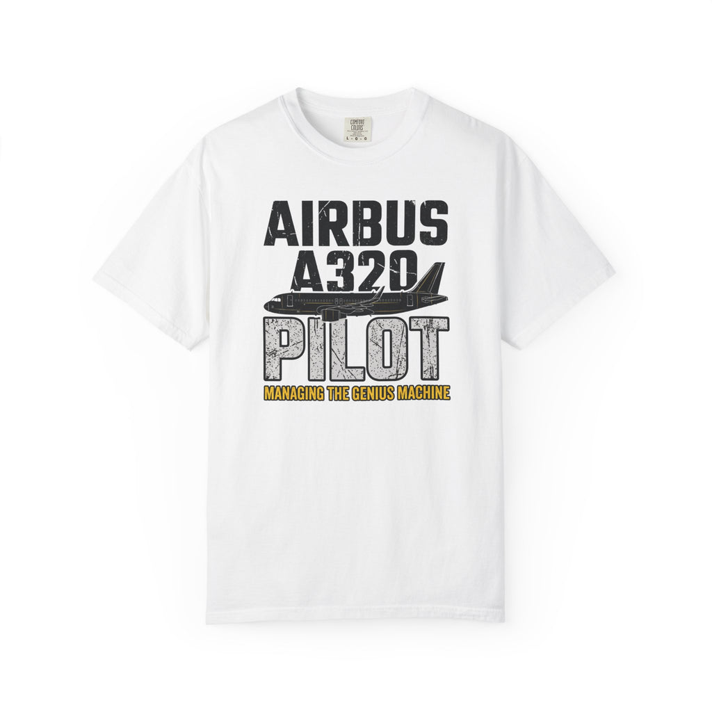 Airbus A320 T-Shirt — 'Managing the Genius Machine' Tee