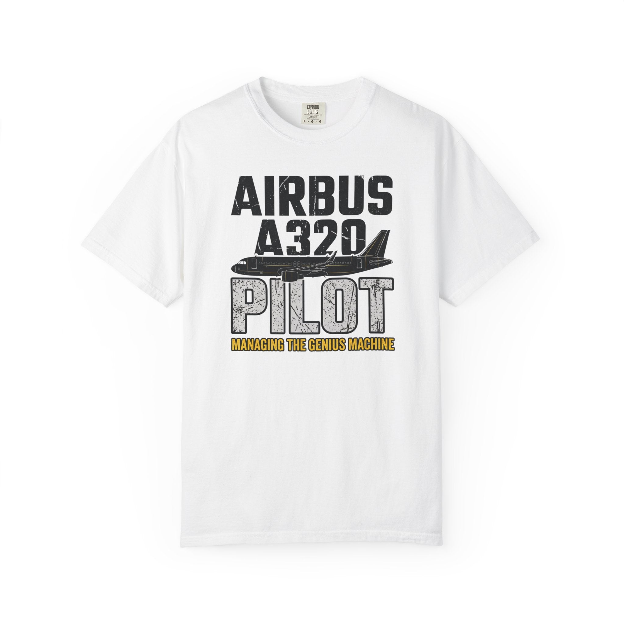 Airbus A320 T-Shirt — 'Managing the Genius Machine' Tee
