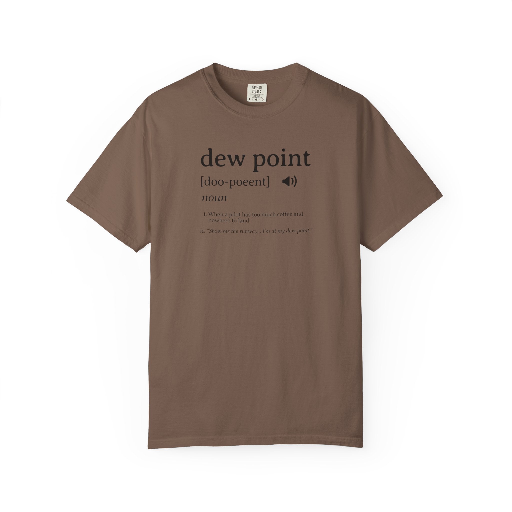 Dew Point Pilot T-Shirt — Funny Aviation Dictionary Shirt
