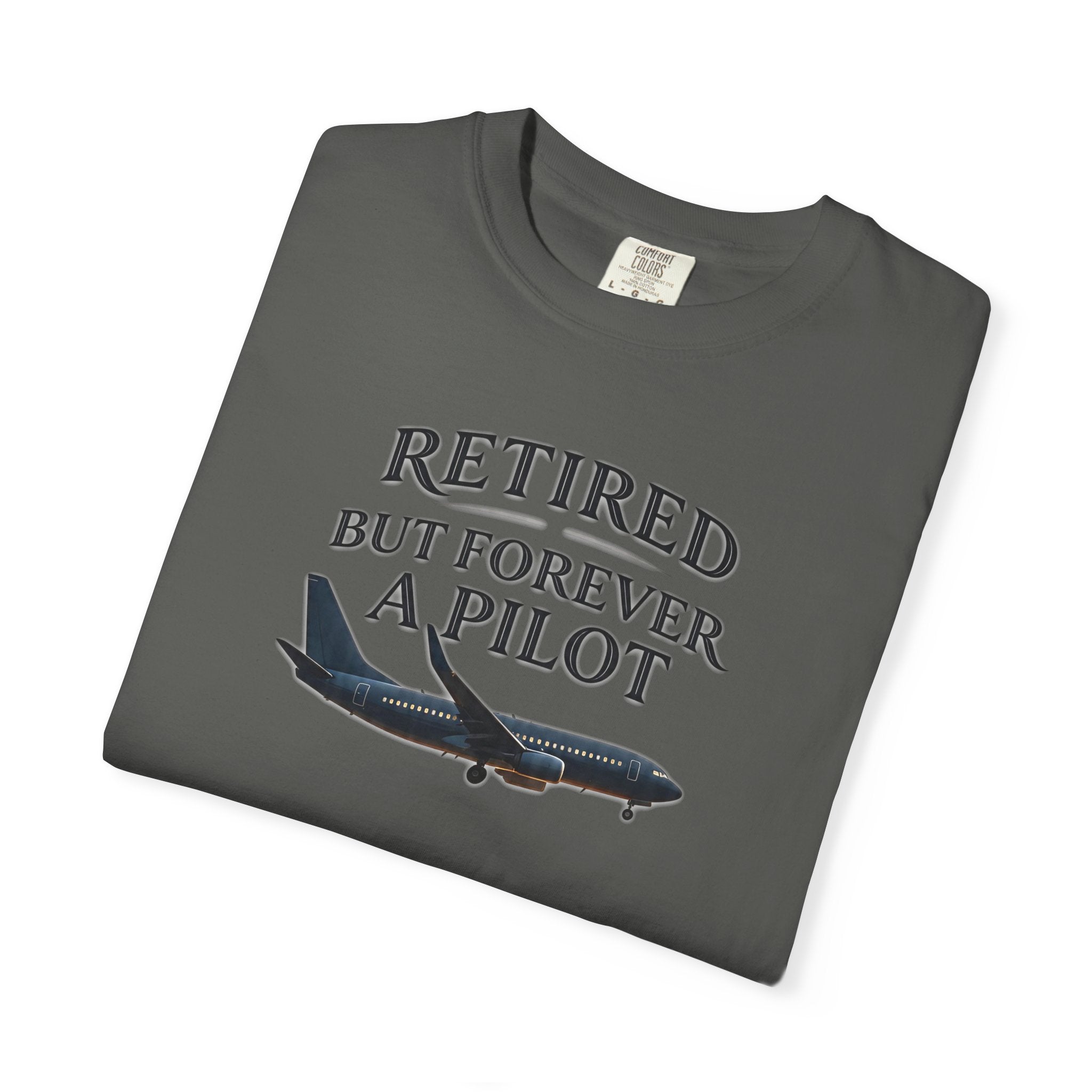 Retired Pilot Aviation T-Shirt — Vintage Flight Tribute