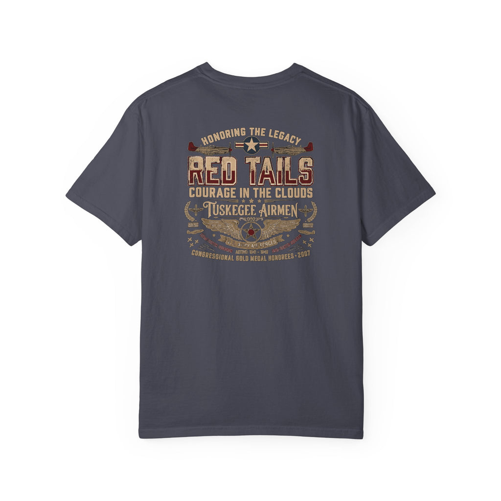 Tuskegee Airmen Tribute T-shirt — Red Tails WWII History Tee