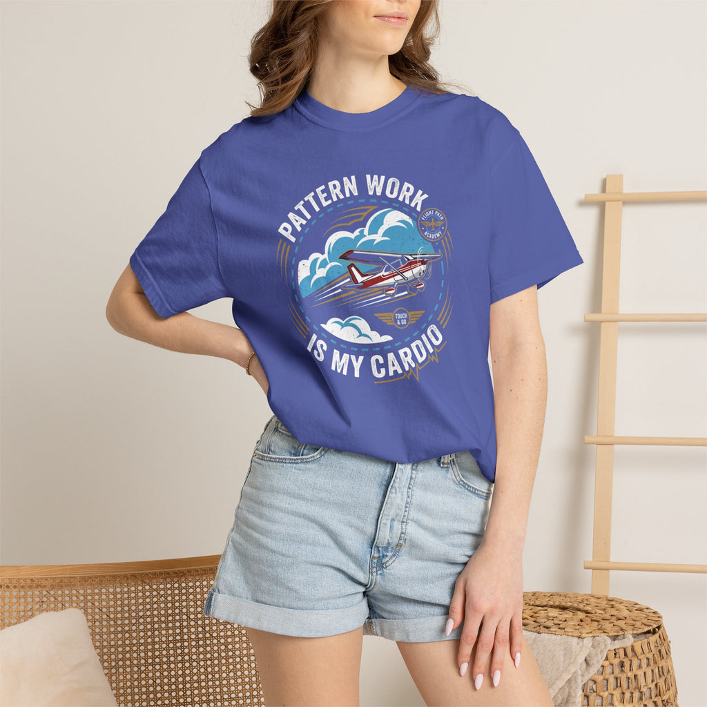 Pattern Work Is My Cardio Student Pilot T-shirt
